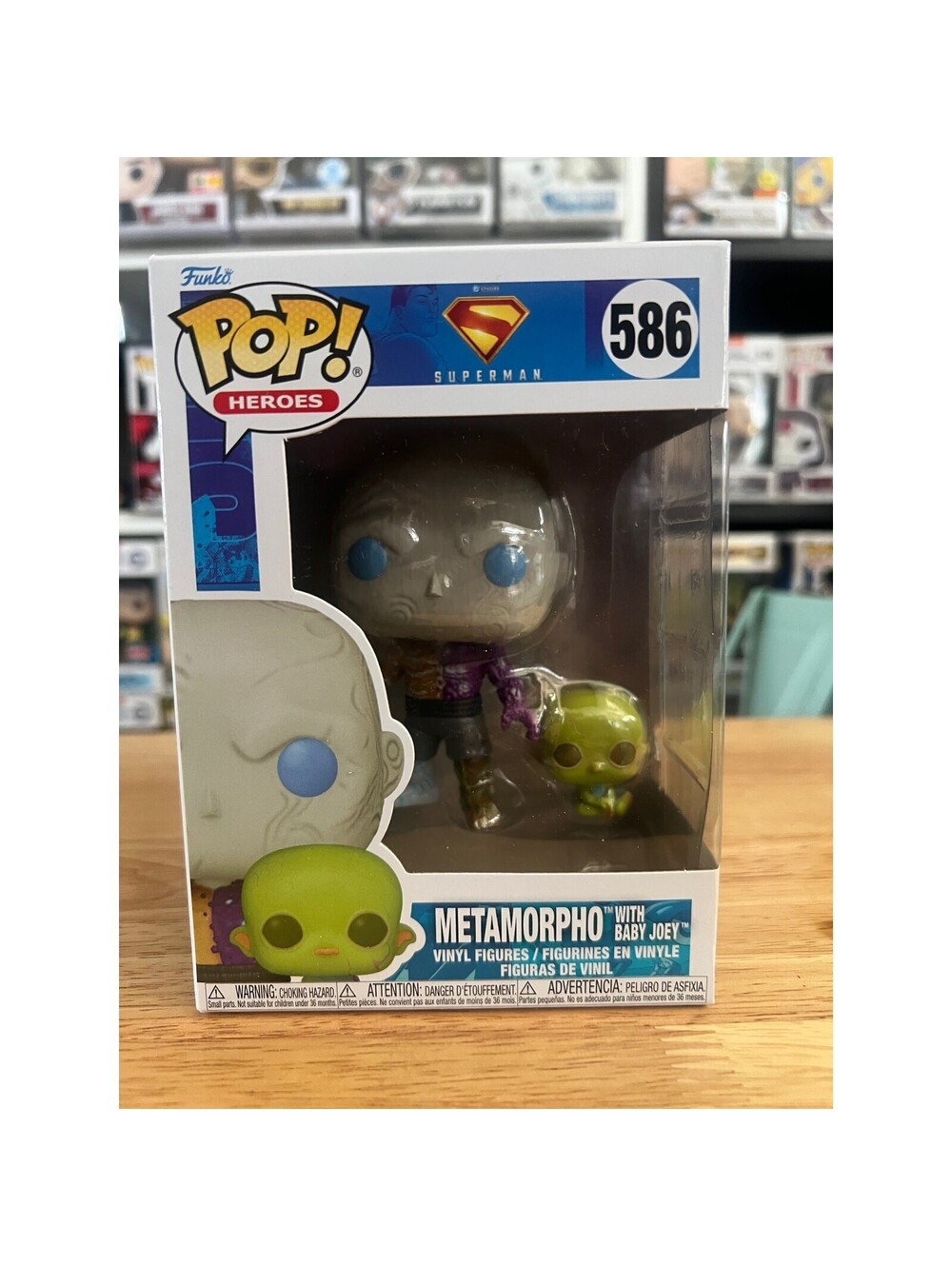 NEW IN HAND Metamorpho w/ Baby Joey Superman Funko Pop #586 Movies DC Comics